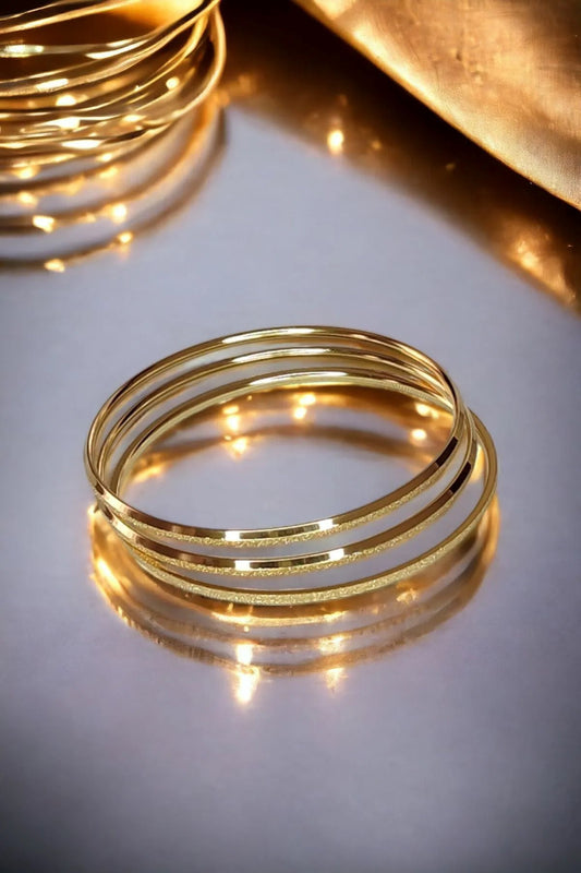 3 Adet Simli Ajda Bilezik Kumlu Ajda