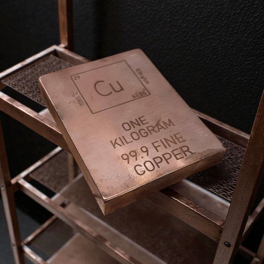 Sertifıkalı Bakır Külçe 999.9 Gr Yatırımlık %99,9 Saf Bakır Külçe - Sertifıka İle Gönderilmektedir