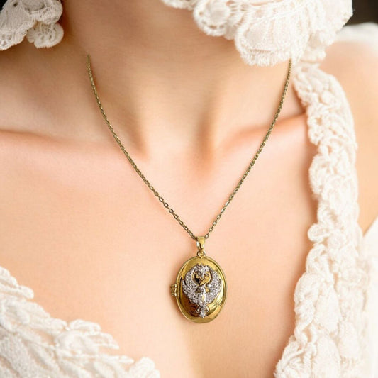 Kadın Kapaklı Alya Anka Kuşu Sf Hayalet Zincirli Kolye